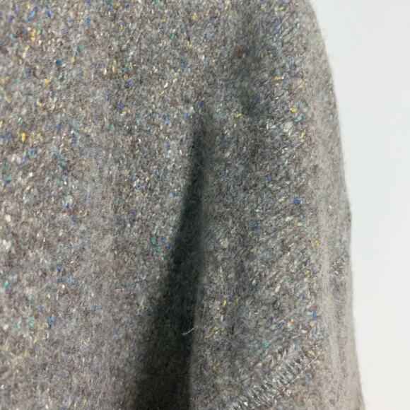 So Blue Women's Lambs Wool Silk Button Up Hooded Sweater Size Large - Picture 4 of 5